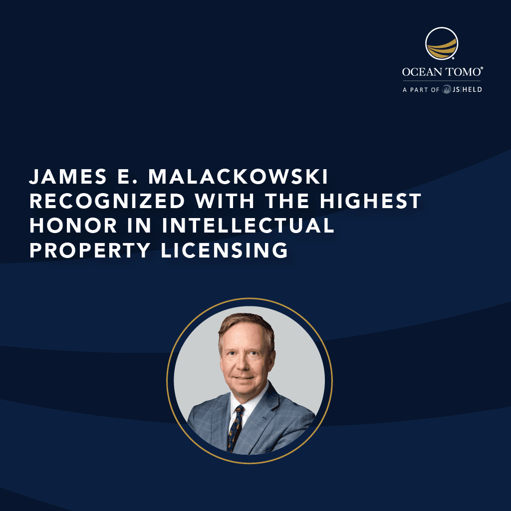 James E. Malackowski Recognized with the Highest Honor in Intellectual Property Licensing