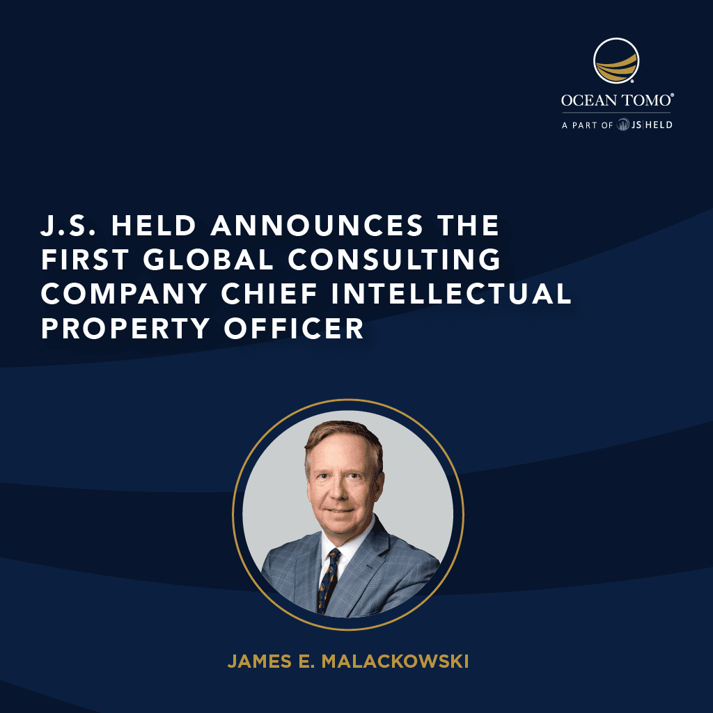 J.S. Held Announces the First Global Consulting Company Chief Intellectual Property Officer